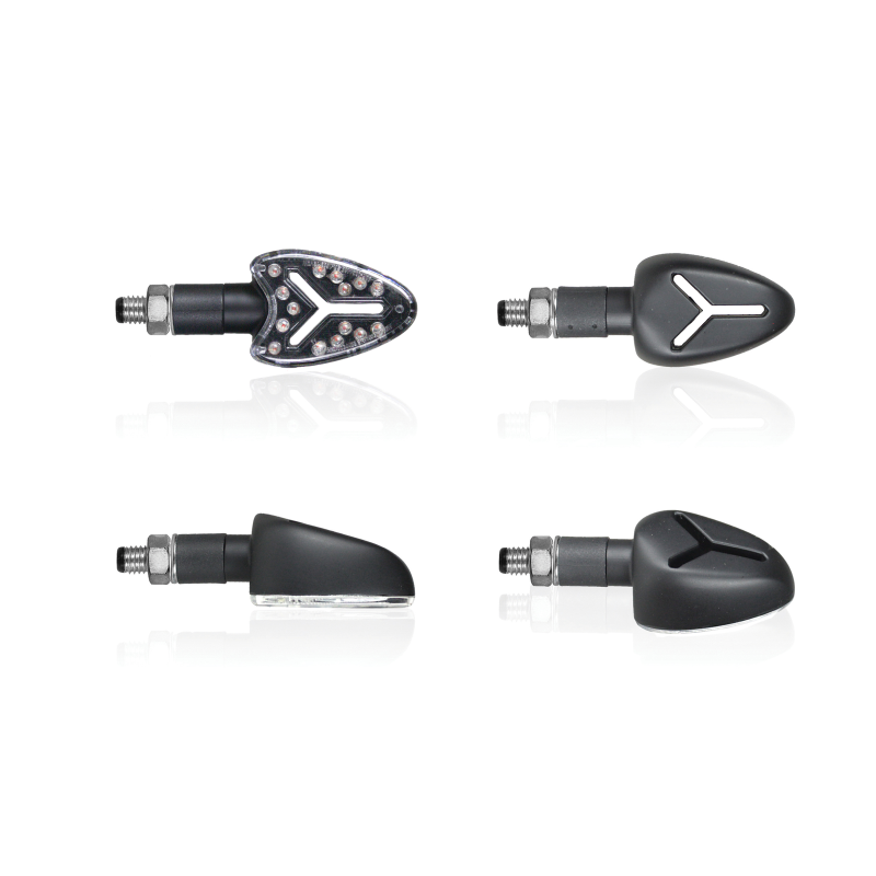 Clignotants à Led Sniper Noir/Transparent